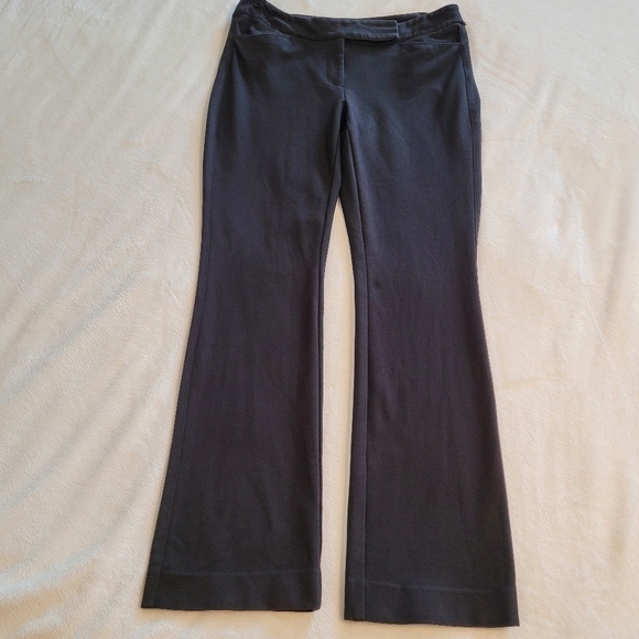 WHBM Black Mid Rise Boot Cut Dress Slacks Pants Women's Size 6 Regular - Picture 16 of 16